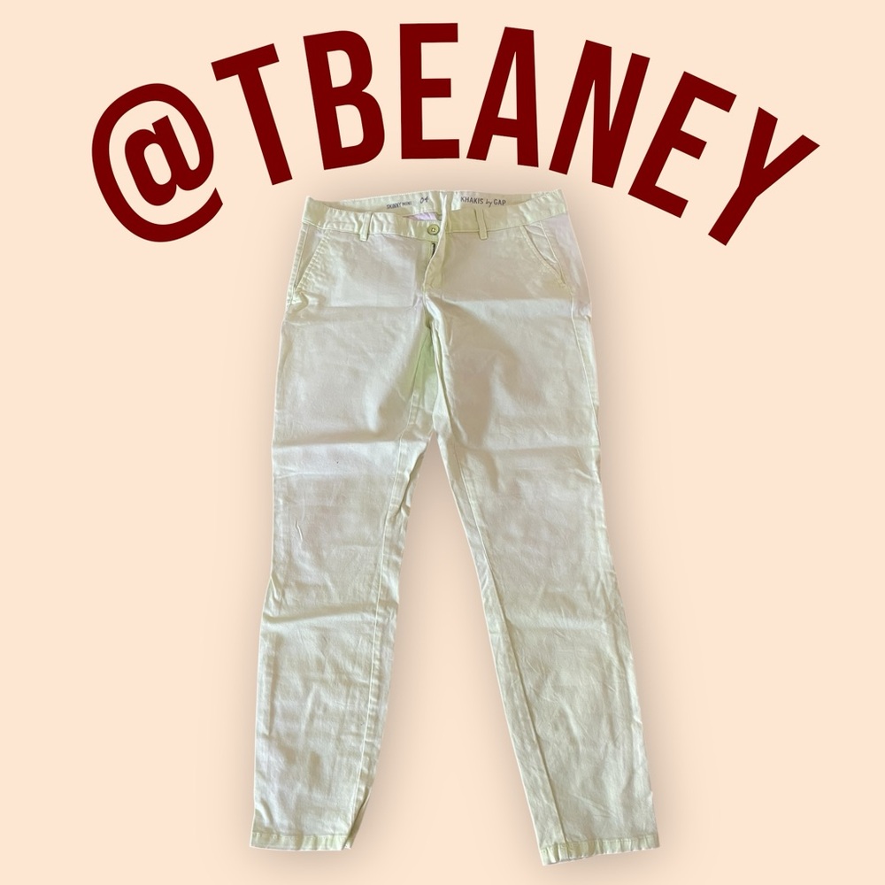 GAP Khakis - Skinny Mini -Neon green/yellow